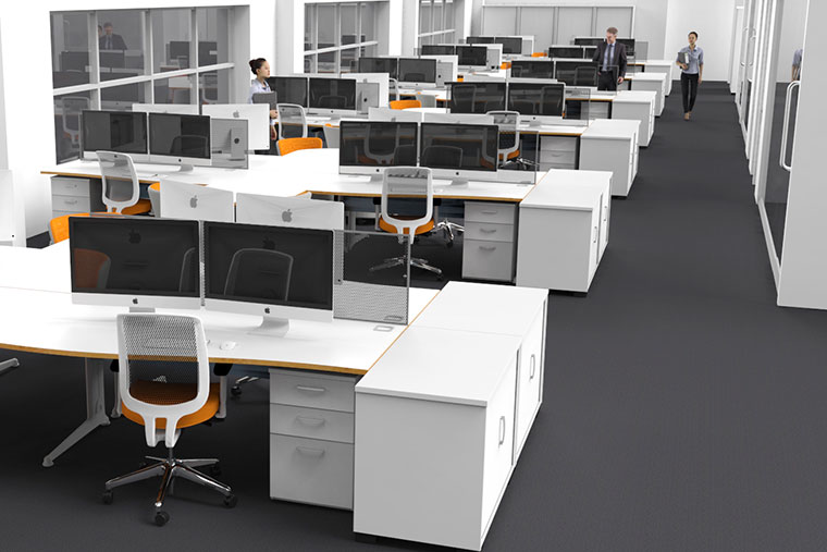 3d office plans